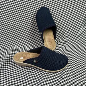 Flot Flot Navy Blue Mesh Clog Mule Comfort Shoes Women's EU 38 / US 7.5